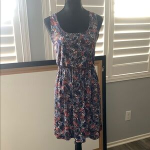 Chic Kaileigh Navy Floral Mini Dress
